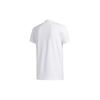adidas T Shirts Men's White Crew Neck Moderate Straight Fit GE1057