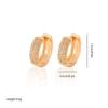 Gold Multi-Style Zircon Hoop Earrings for Women