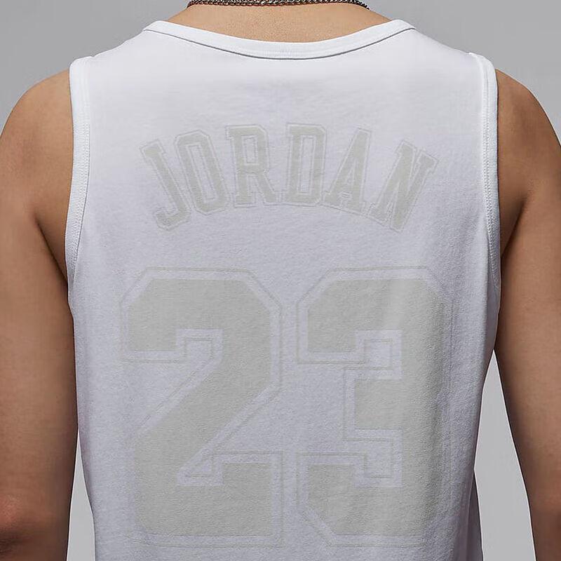 Jordan Flight Essentials Vintage Letter And Number Print Design Casual Lightweight Breathable Sleeveless Tank Top Men tops White FN5997-100