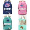Lilo Stitch Backpack In Pink Or Blue Perfect For School Or Travel Made From High-quality Oxford Cloth