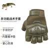 Tactical Half-Finger Gloves Cycling Hiking Sports Training Anti-Slip Durable Nylon Lightweight Adult Men