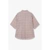 Studio Tomboy Oversized Check Short Sleeve Shirt 9176221989ar