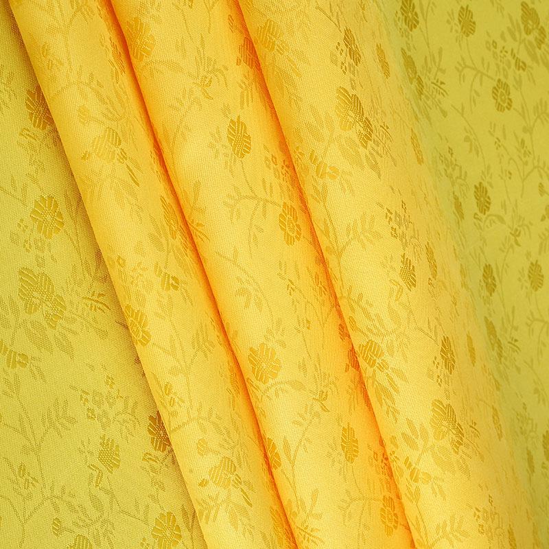 Glänzender kleiner Blumen-Jacquardstoff als Taschenstoff, Kissenbezug, Verpackung, Geschenkbox-Futter, Jacquardstoff