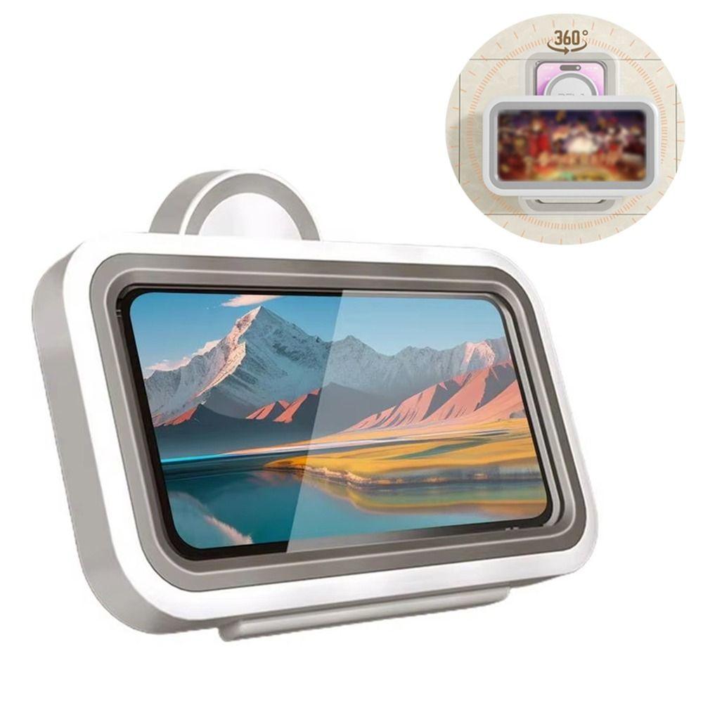 Rotatable Bathroom Phone Holder Adjustable Wall Mounted Phone Case  Wall Mounted