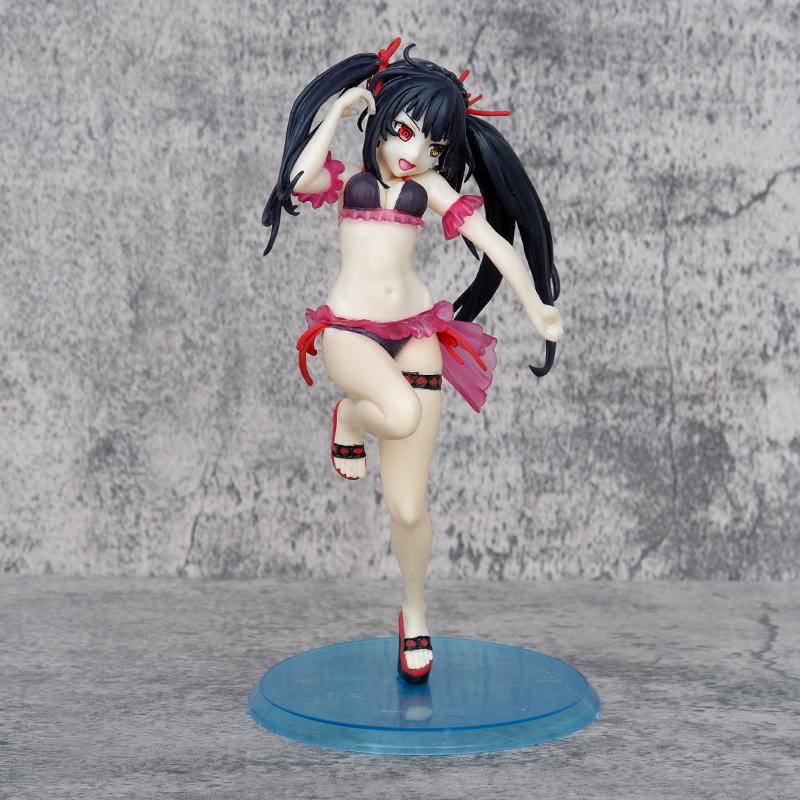 Anime Date Živé plavky Tokisaki Kuangsan postava Ornament, scénický model postava krásné dívky.