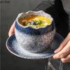 Vintage kreativní keramická miska ve tvaru vaječné skořápky, miska na napařované vejce, dezertní miska na svačinu, polévkové misky, molekulární kuchyně, speciální nádobí