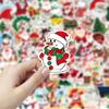 50Pcs Cartoon Christmas Stickers For Multi-Surface Decor (Wall Luggage Guitar)