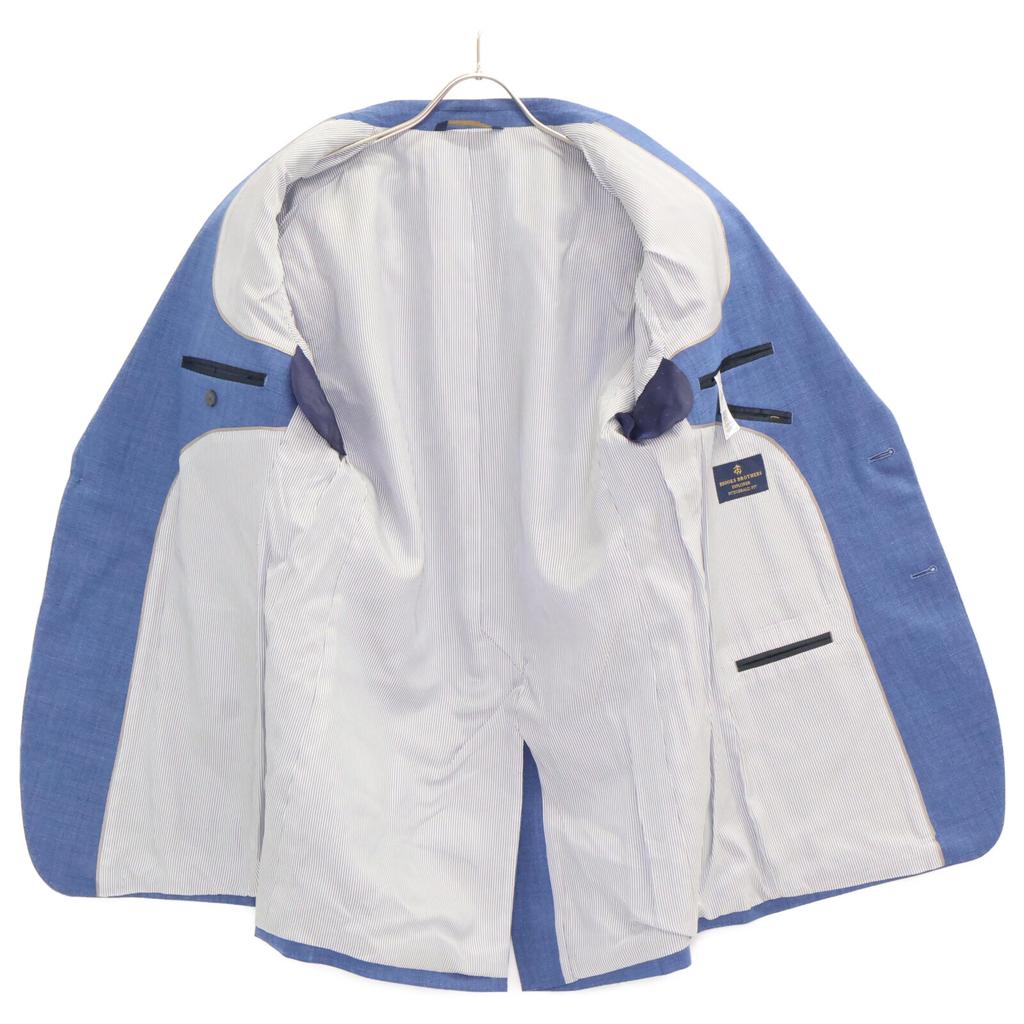 Brooks Brothers Blue 2B Wool Tailored Jacket Jacket 40L blueUsed