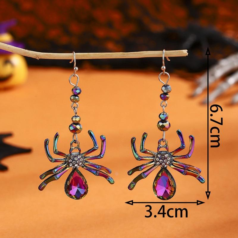 Ladies Earrings and Halloween Funny Spider Ladies Earrings Earrings