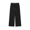Milano Series Fashionable Personalized Trendy Classic Retro Sports Versatile Comfortable Wide-Leg Knitted Casual Pants F11W615606FBK