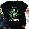 The Damned Vampira Kurzarm Baumwolle Schwarz Unisex Alle Größen Hemd Unisex T-Shirt