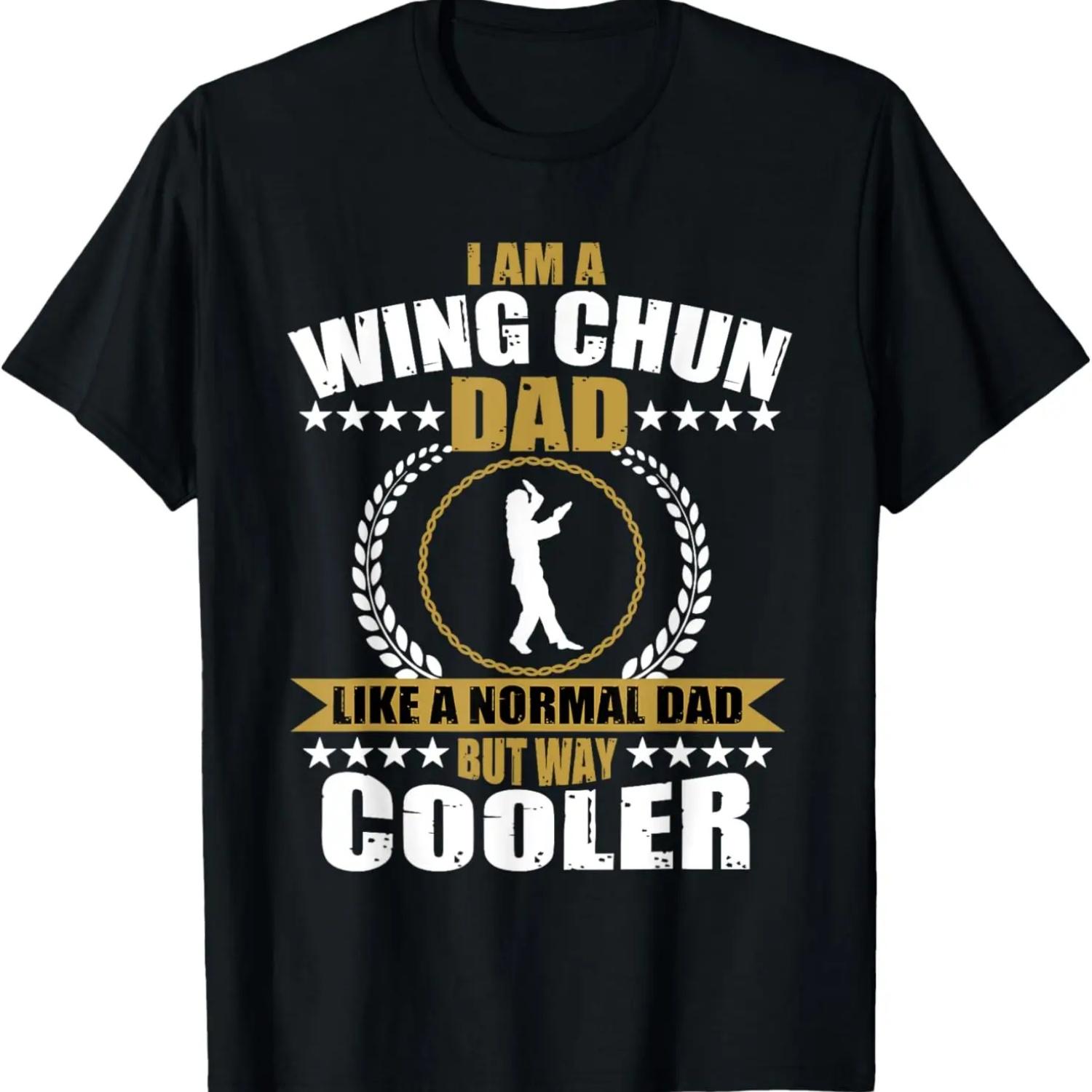 

Funny Wing Chun Dad Wing Tsun Lover Martial Art For Men T-Shirt S