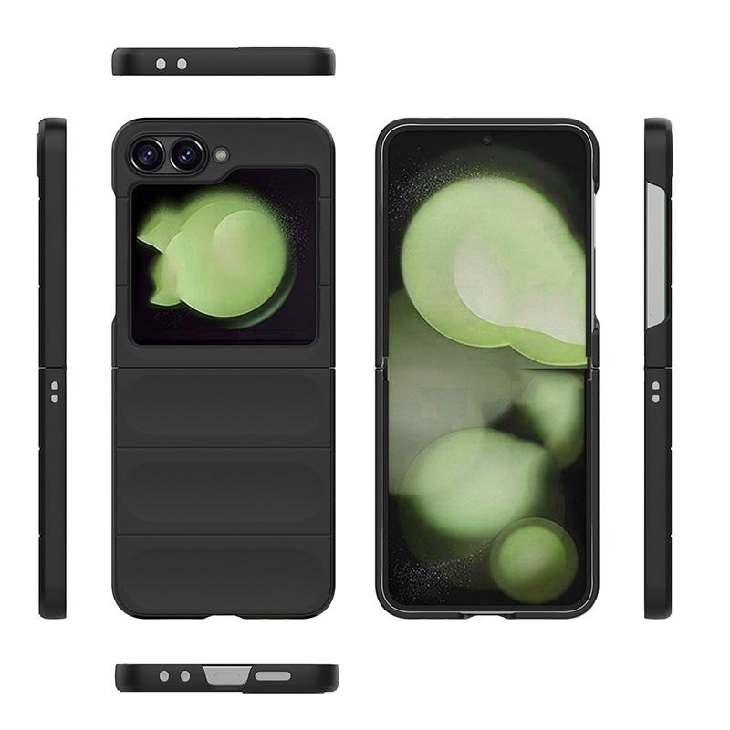 For Samsung Galaxy Z Flip6 Flip 6 5g Back Cover Phone Case Soft Liquid Silicone Anti-fall Shockproof Armor Protect Funda Coque