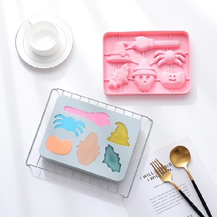 6 Cavities DIY Cookie Soap Candy Gummy Chocolate Mold Baking Mold Ice Cream Tray