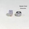 14k Gold-Plated Color-Preserving Crystal Spacer Beads for DIY Bracelets and Necklaces