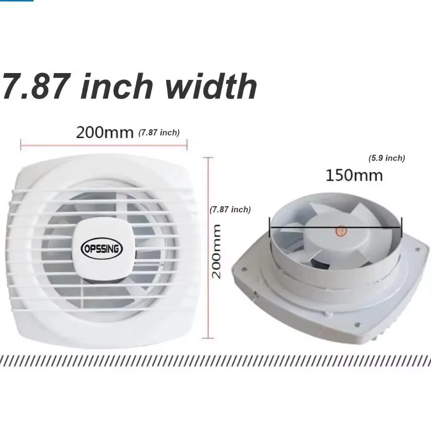 220V 4/6/7 palců 110/150/180mm tichý Větrací Silný Odsávací Ventilátor pro Okno Stěnu Koupelnu Toaletu Kuchyň Montovaný