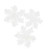 3Pcs 8/11/15/18/23cm Christmas Tree Snowflake Ornament Party Window Xmas Decor