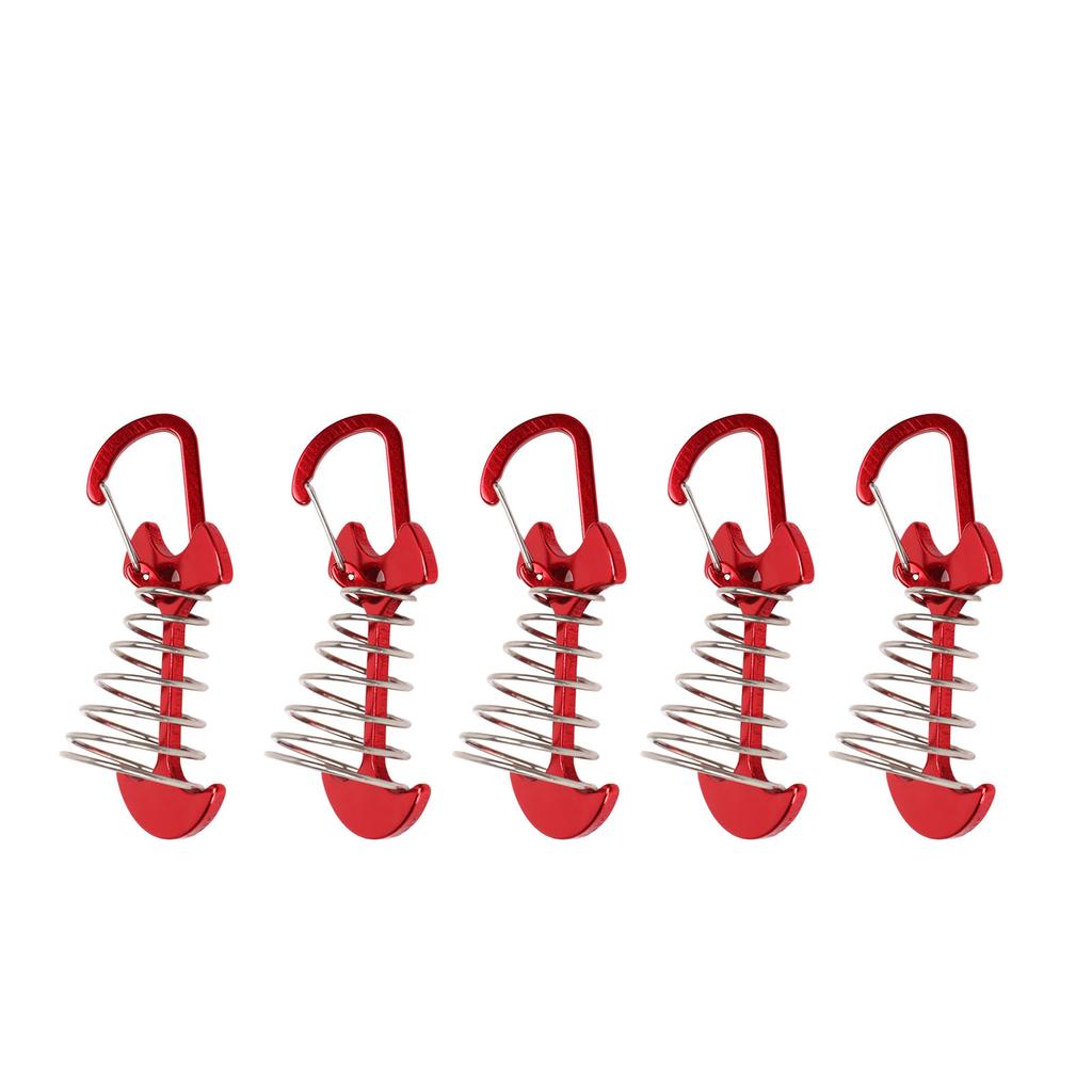 5 BUC. Piroane Ancoră de Punte Os de Pește Cort Copertină Cârlig cu Arc Cataramă de Fixare Frânghie de Vânt Ajustabilă Punte