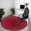 1 Stück Kugelmuster Stuhlteppich für das Büro, Weiche bequeme Matte für Büro, Wohnzimmer, Schlafzimmer, Maschinenwaschbarer Teppich yy251112013