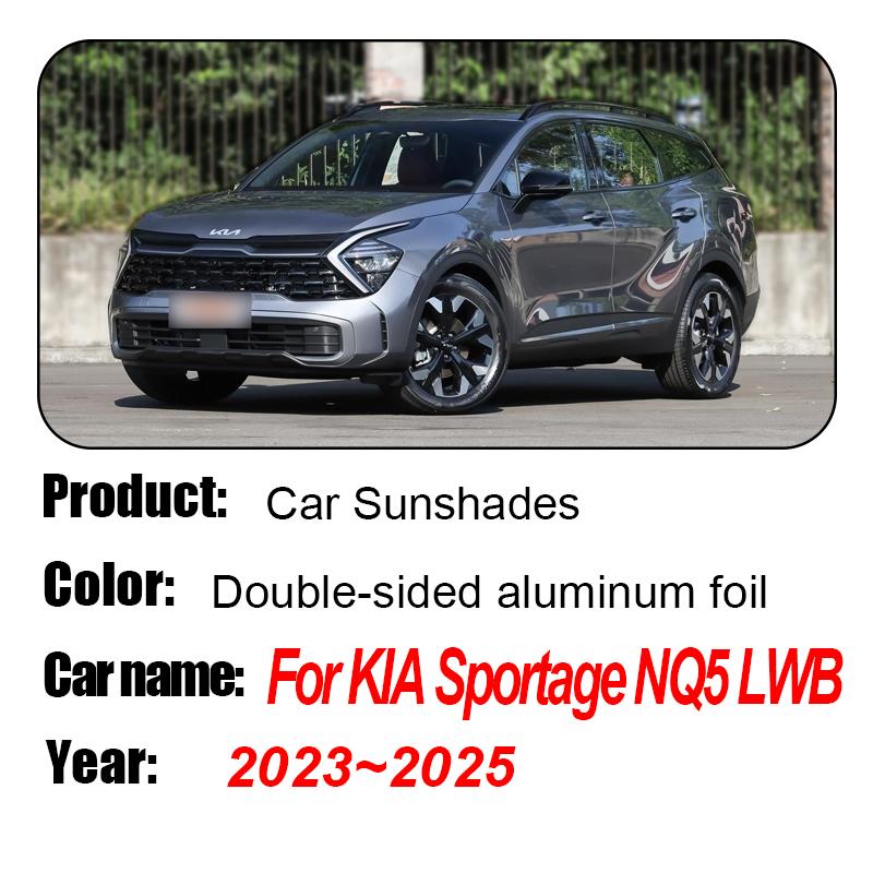 For KIA Sportage NQ5 LWB -2025 Car Magnetic Sunshade Anti-UV Privacy Protection Coverage Blocking Curtain Auto Accessories