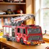 Non-Toxic 3033Pcs Ladder Fire Truck Building Blocks City Fire Rescue Vehicle Model Bricks Desktop Deco Kids Educational Toy Holiday Gifts