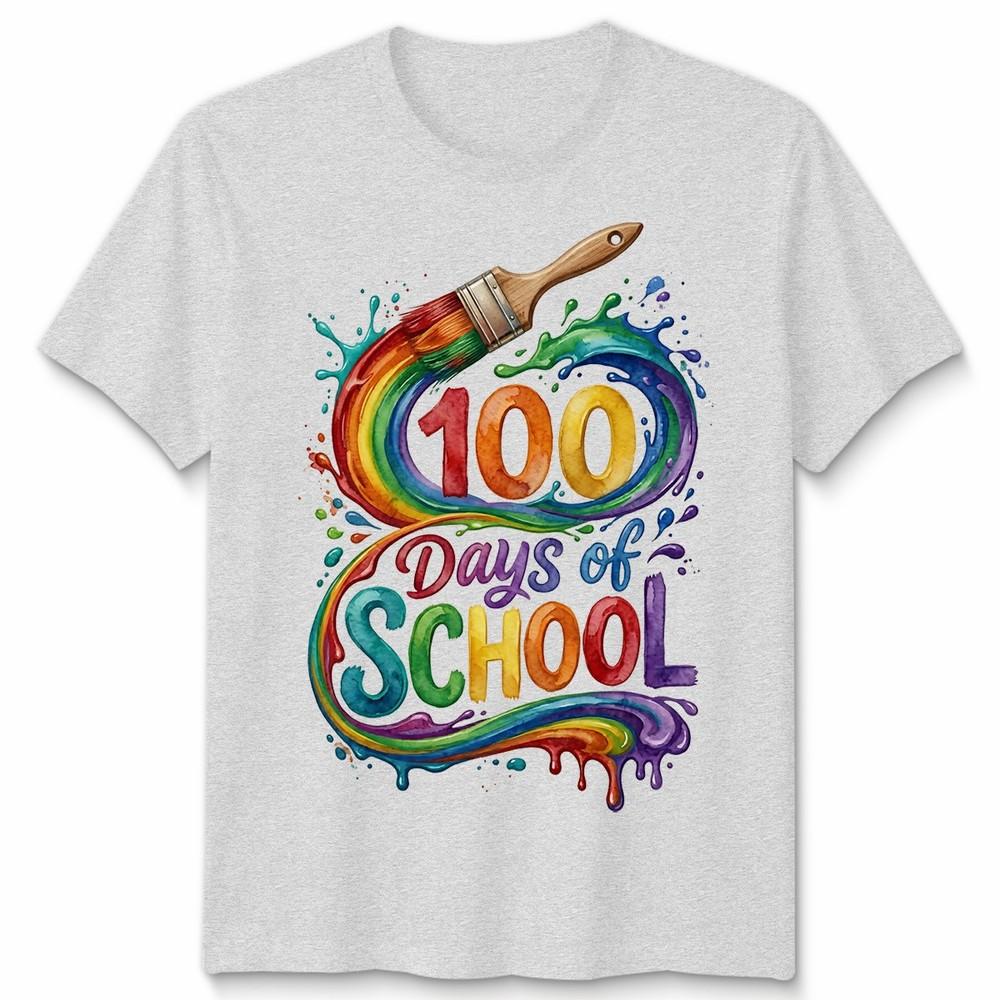 Happy 100 Days Of School Teachers Students Unisex Tshirt Unisexs Unisexs Tee