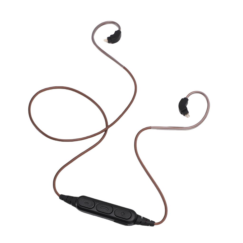 Adapter Cable, Replacement 5.3 Earphone Adapter with Microphone and Volume Control for 0.78mm 2-Pin Headphones