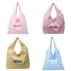 Urban Casual Nylon Letter Design Tote Bag Spacious For Work And Casual Outings