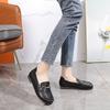 Leather Flat-soled Single Shoes Spring and Autumn New Versatile Beef Tendon Soft-soled Soft Leather Shallow-mouth Ladyshoes
