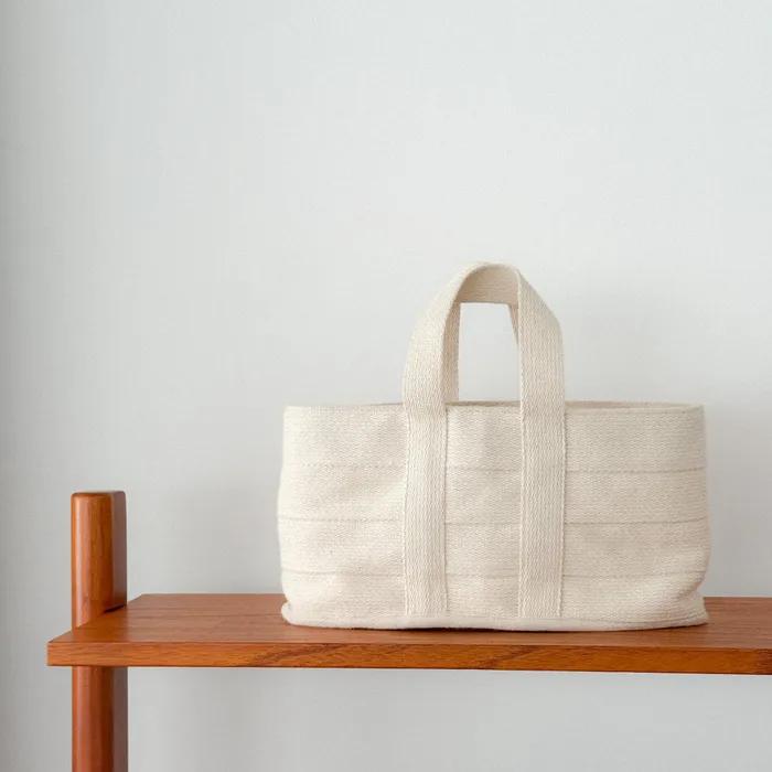 Weave Oval Basket bag