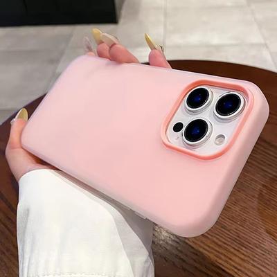Luxury Soft Matte Candy Silicone Phone Case For iPhone 17 16 15 14 13 12 11 Pro Max 16 Plus Solid Shockproof Bumper Back Cover