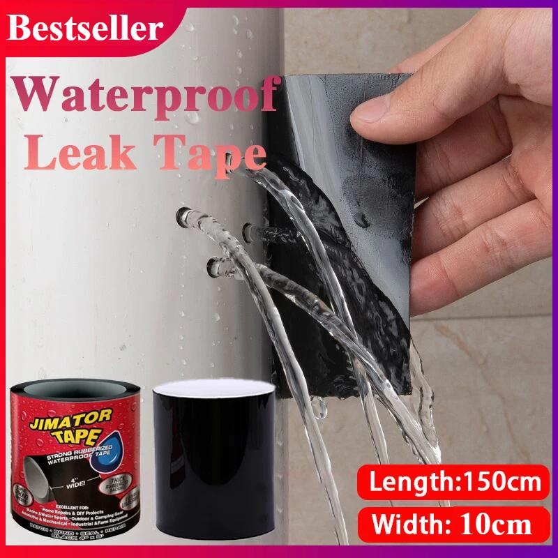 Bandă impermeabilă super adeziv Furtun pentru scurgeri în grădină în aer liber Teava de lipire a apei Reparații adezive Opriți etanșarea scurgerilor Bandă izolatoare