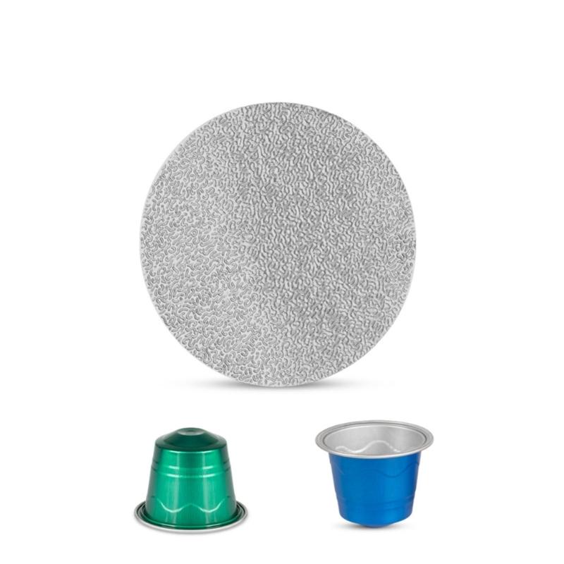 200Pcs  Aluminum Foil Lids Seals Stickers For Filling Disposable Empty Coffee Pod Reusable Cover