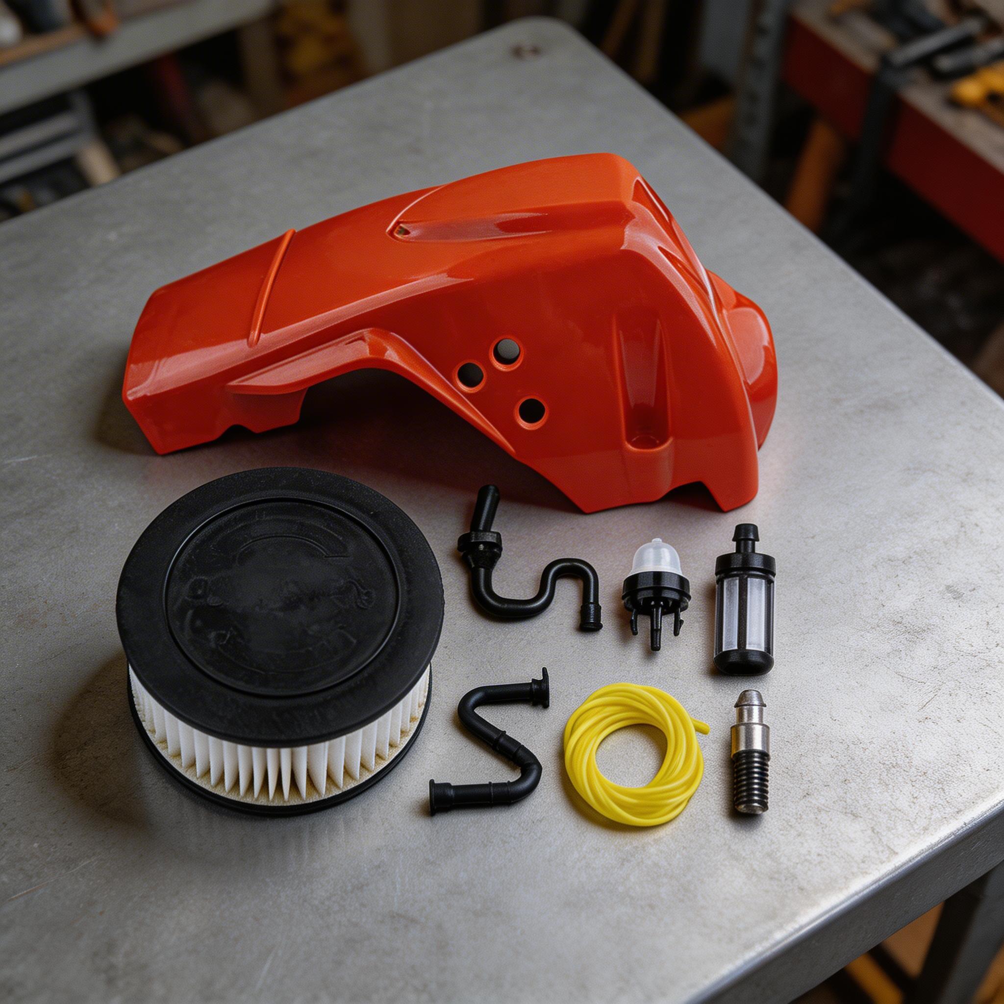 

MS251 Chainsaw Top Cylinder Cover Kit Replacement 1143 080 1601, 1141 120 1600 Replacement Parts For Garden Power Equipment China Mainland