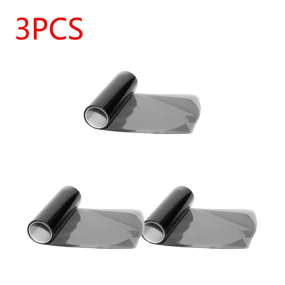 1-10Pcs Car Light Film Car Headlight Fog Light Taillight Smoke Black Vinyl Tint Film Self-Adhesive Auto Vinyl Sticker Car Decor