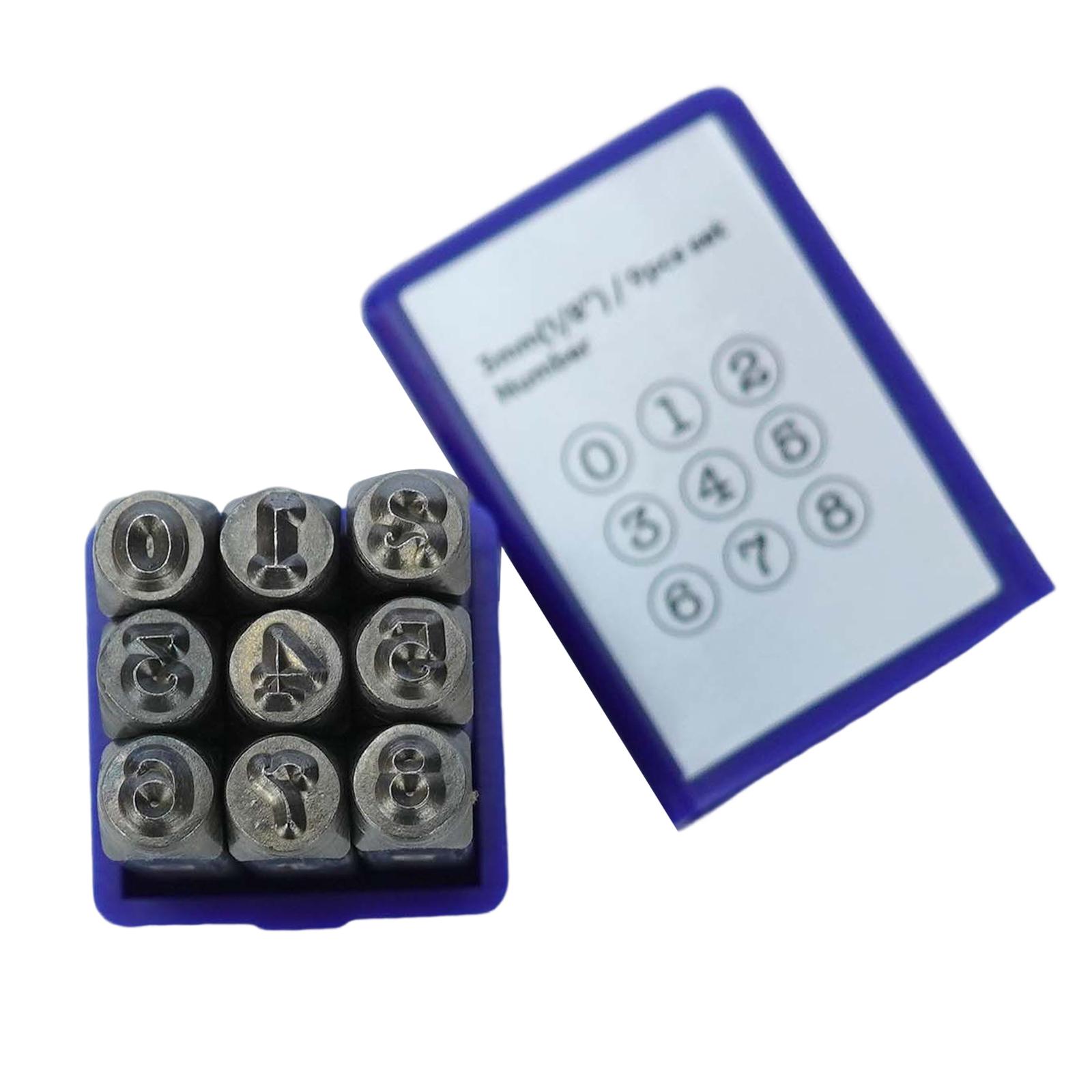 Metal Stamping Tool Kit Embossing Jewelry Making Jewelry Craft Stamping Punch Set for Steel Paper