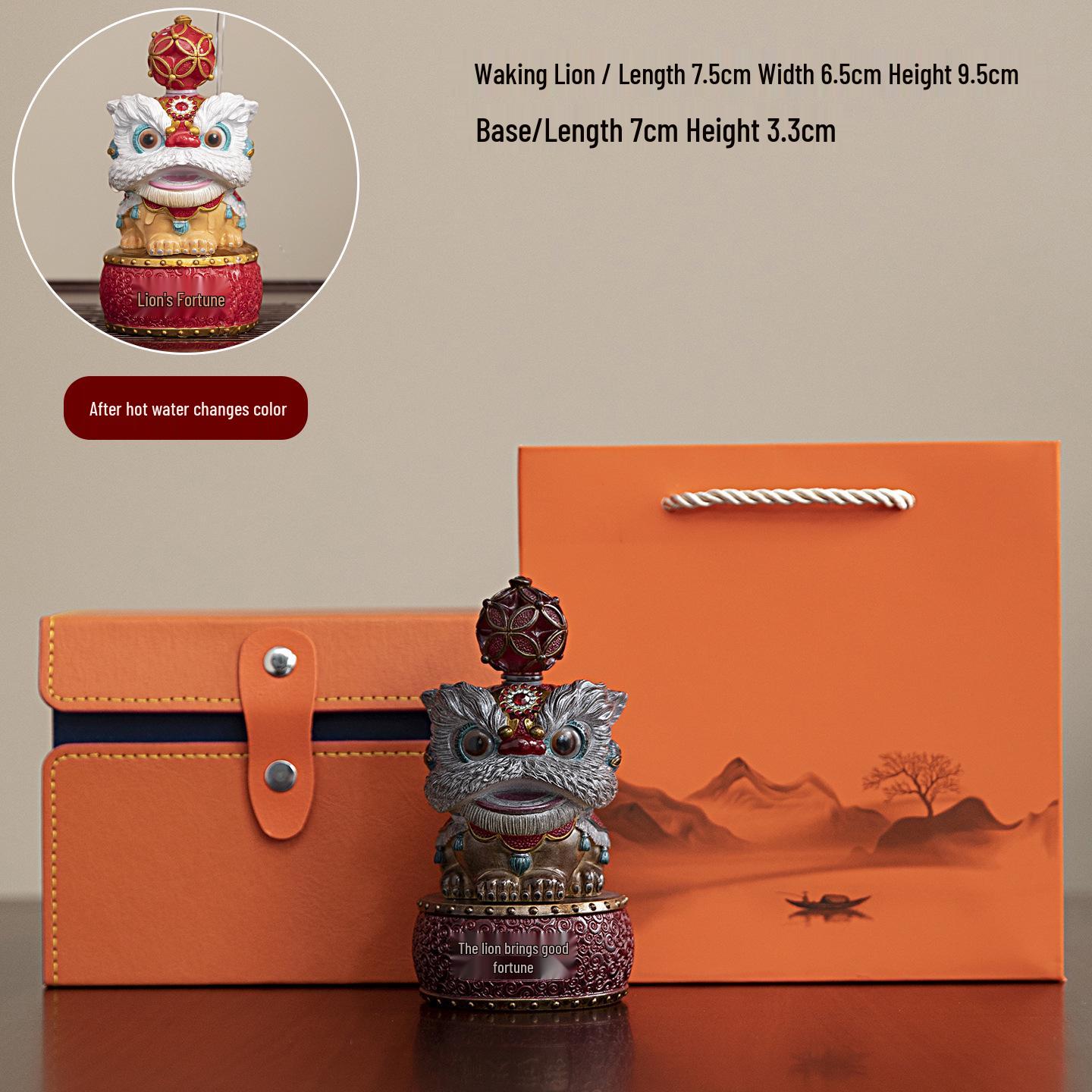 Foshan Waking Lion Cultural Souvenir: Ideal Gift for Men & Elders