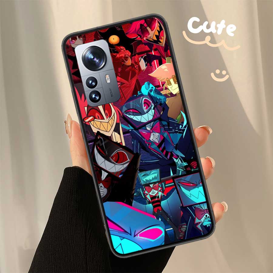 Anime H-Hazbin-H-Hotel Phone Case For Xiaomi 14 F7 Ultra Mi 15 Poco M6 M5S F6 F5 F3 X7 X6 X5 X3 11T 10T Pro 11 Lite Cover Coque