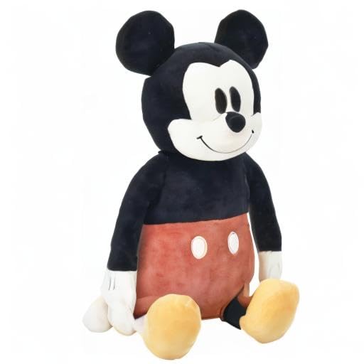 Livheart Back Support Body Pillow, Mickey Mouse, Relax Work, Disney (Total Length: Approx. 48cm), Posture Support, Improves Slouching, 80111-01