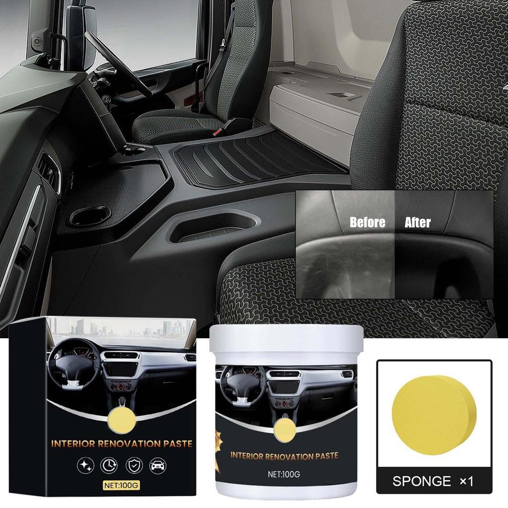 Auto Interior Restorer, Long Lasting Car Dashboard Polish , Interior Renovated Cream Interior