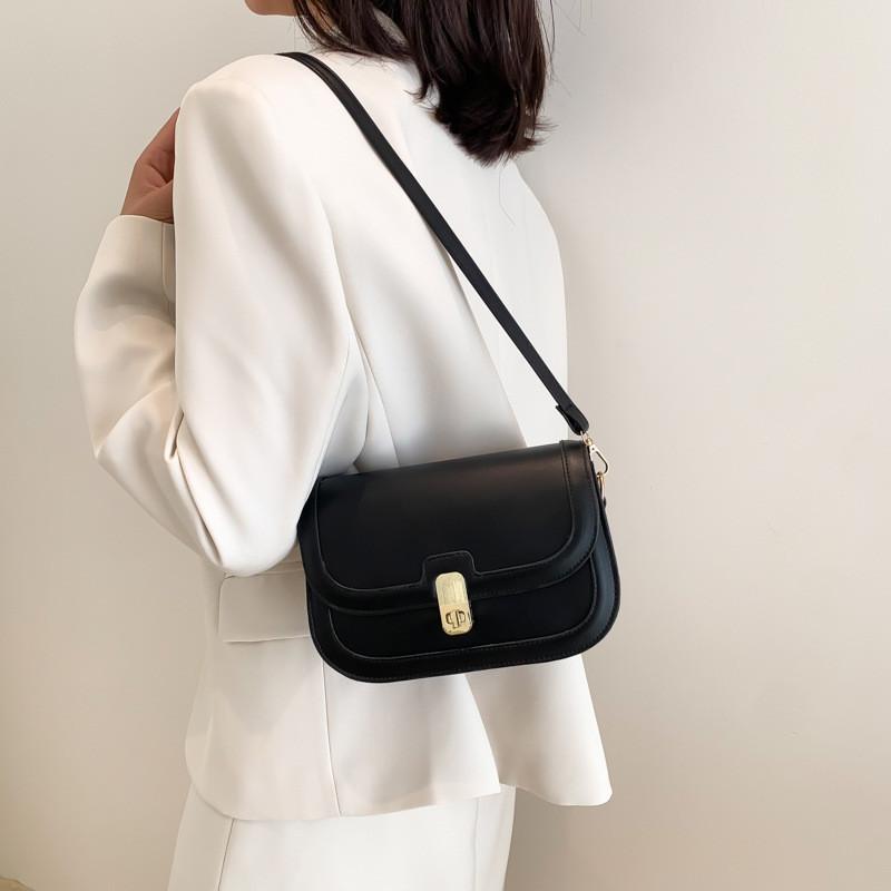 Trendy Spring 2023 Street Style Small Pu Shoulder Bag With Seam Details