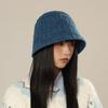 Fisherman Cap Warm Sun Bonnet Beanie For Outdoor Foldable New Casual Autumn Winter Women'S Knitted Bucket Hat