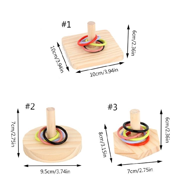 Education Playing Toy for Large and Small Parakeets, Eclectus, Conures