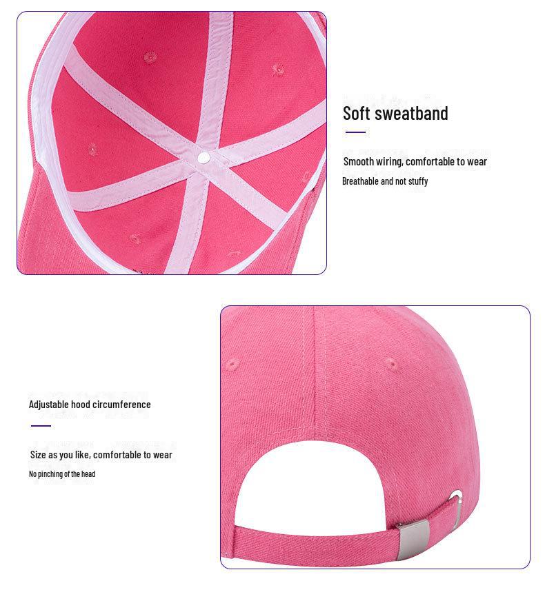 2024 Autumn/Winter Men's Fashionable Brushed Thickened Duckbill Baseball Cap
