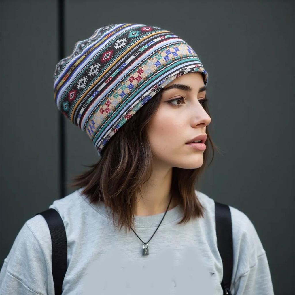 Women Breathable Headwrap Stylish Chemo Turban Hat with Digital Printing for Daily Wear and Various Occasion Outfit