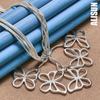 925 Sterling Silver Snake Chain Butterfly Necklace Fashionable Wedding Jewelry