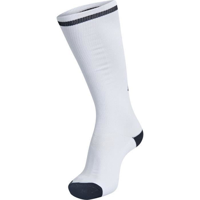 Chaussettes - Hummel - Elite Indoor High - Blanc/Noir - Taille 35/38 - Multisport