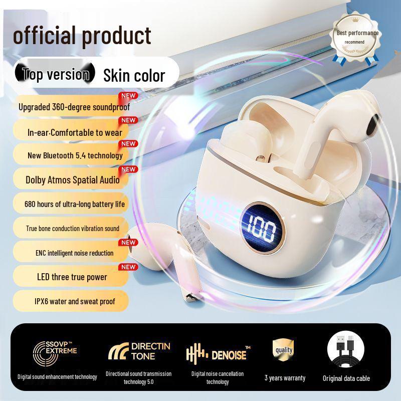 Sport 750 High-Quality Wireless Bluetooth In-Ear Headphones with Long Battery Life and Noise Reduction