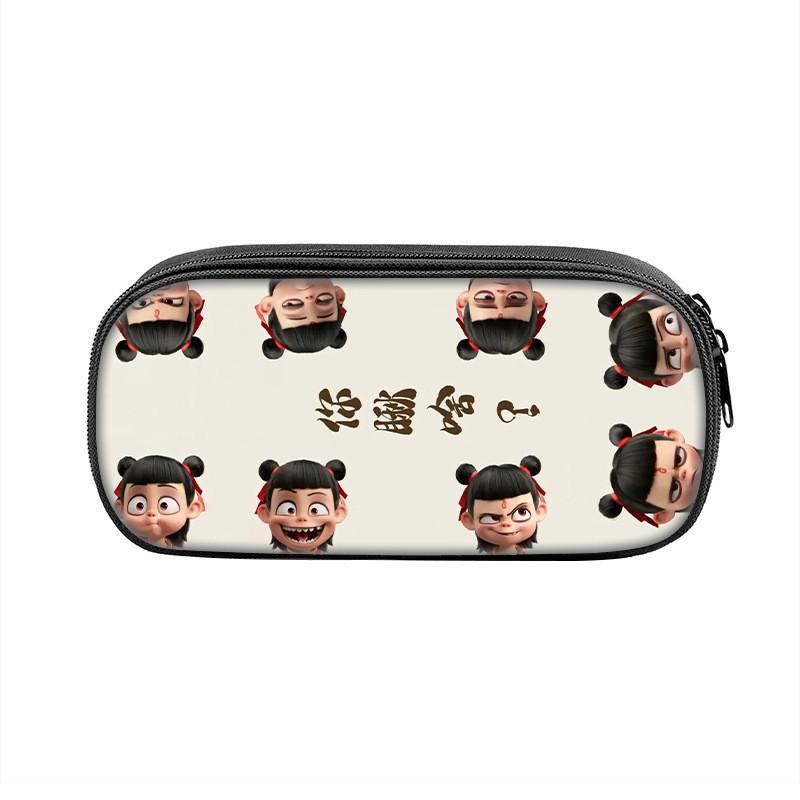 Nezha Birth Of The Demon Child Pencil Case For Kids Compact Storage With Cartoon Design