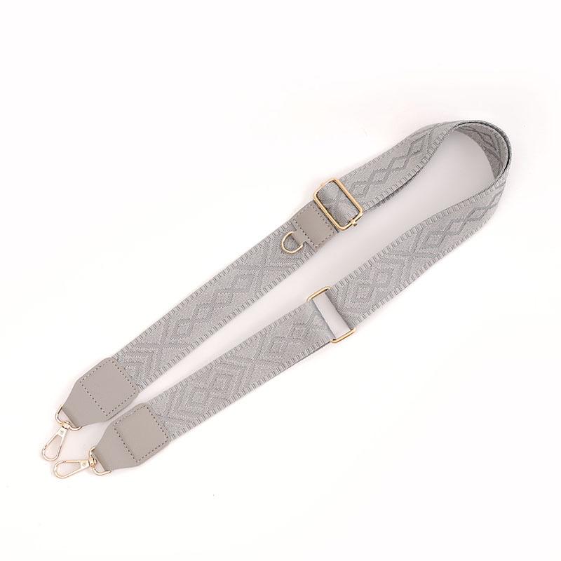 New Messenger Bag Strap Shoulder Strap Adjustable Women's Bag Accessories Polyester Pattern Replacement Bag Belt Transformation